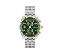 BOSS Skytraveller 1514195 - Man - 44 mm - Analogue - Quartz - Mineral Glass Green 22 mm
