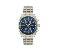 Boss Silver Blue and Gold Skytraveller Watch