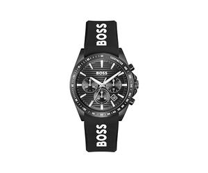 BOSS Chronograph Quartz Watch for Men Strike Chrono - LE Collection with Black Silicone Bracelet - 1514289