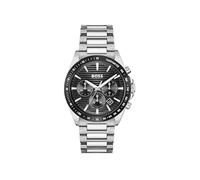 BOSS Chronograph Quartz Watch for Men Strike Chrono - LE Collection with Silver Stainless Steel Bracelet - 1514290