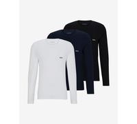 BOSS Classic Long Sleeve T-Shirt White Blue Black (3 Units) - M