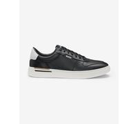 BOSS Leather trainers with logo details - Style Clint_Tenn_ltvpN, 50542538 Black 5