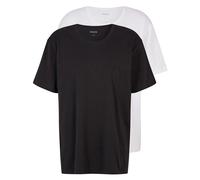 BOSS Two-pack of cotton underwear T-shirts with embroidered logos - Style B-TShirtRN 2P Comfor, 50475287 White / Black XXXL