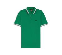 BOSS Contrast-Tipped Cotton Piqué Polo