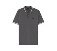 BOSS Contrast-Tipped Cotton Piqué Polo