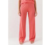 BOSS Cosy Waffle_pants, Orange, Size M, Women Orange