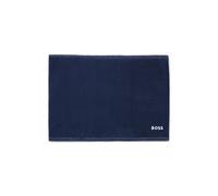BOSS Cotton bath mat with contrast embroidered logo - Style EDGE Blush Bath mat 050070, BMAT-EDGE Dark Blue ONESI