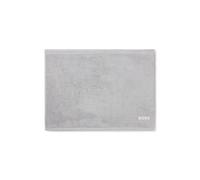 BOSS Cotton bath mat with contrast embroidered logo - Style EDGE Blush Bath mat 050070, BMAT-EDGE Silver ONESI