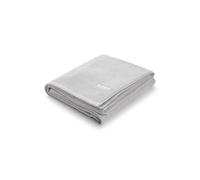 BOSS Cotton bath sheet with contrast embroidered logo - Style EDGE Blush Bath sheet 100, BSHT-EDGE Silver ONESI