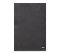 BOSS Cotton bath sheet with contrast embroidered logo - Style EDGE White Bath sheet 100, BSHT-EDGE Dark Grey ONESI