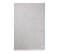BOSS Cotton bath sheet with contrast embroidered logo - Style EDGE White Bath sheet 100, BSHT-EDGE Silver ONESI