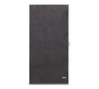 BOSS Cotton bath towel with contrast embroidered logo - Style EDGE Galaxy Bath towel 070, BTOW-EDGE Dark Grey ONESI