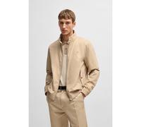 BOSS Cotton-blend jacket with Double B monogram - Style H-Coiner, 50531233 Light Beige 42R