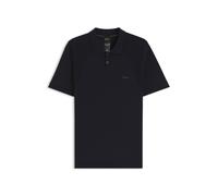 BOSS Cotton-blend polo shirt with bodymapping structure - Style KN_Momentum-Lite PS, 50558353 Dark Blue S