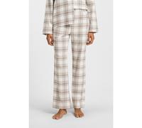 BOSS Cotton-blend pyjama bottoms with check pattern - Style Holiday_Pants, 50556128 Beige Patterned L