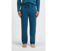 BOSS Cotton-blend pyjama bottoms with embroidered logo - Style Waffle Pants, 50535877 Blue M
