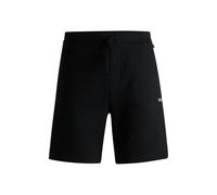 BOSS Cotton-Blend Pyjama Shorts, Black - Medium