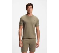 Boss Mens BOSS Bodywear Waffle T-Shirt with Structured Design Large Brown