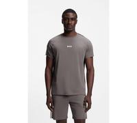 BOSS Cotton-blend pyjamas with contrast inserts - Style Balance Short Set, 50557587 Dark Grey XXL