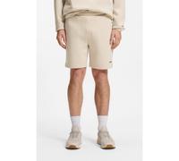 BOSS Cotton-blend shorts with reflective graphic - Style JT_Globe Short, 50558970 Light Beige XL