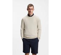 BOSS Cotton-blend sweater with bodymapping structure - Style KN_Momentum-Lite CN, 50558351 Light Beige S