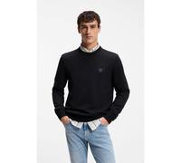 BOSS Cotton-blend sweater with logo patch - Style Kanovano_S, 50527583 Dark Blue XXXL