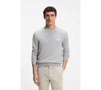 BOSS Cotton-blend sweater with logo patch - Style Kanovano_S, 50527583 Light Grey XL