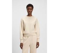 BOSS Cotton-blend sweatshirt with Double B monogram - Style Einora, 50534558 Light Beige XL