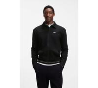 BOSS Cotton-blend sweatshirt with embroidered logo - Style SW_Member FZ, 50558579 Black M