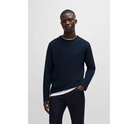 BOSS Cotton-blend T-shirt with waffle structure - Style Tempesto, 50520725 Dark Blue XXL