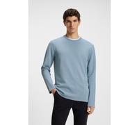 BOSS Cotton-blend T-shirt with waffle structure - Style Tempesto, 50520725 Light Blue XXL