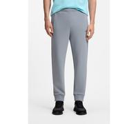 BOSS Cotton-blend tracksuit bottoms with embroidered logo - Style JT_Union Hadiko, 50566830 Grey XS