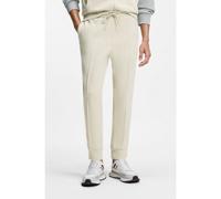 BOSS Cotton-blend tracksuit bottoms with piping details - Style JT_Join Hadiko, 50553574 Natural M