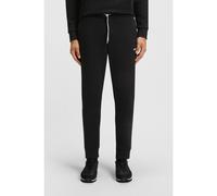 BOSS Cotton-blend tracksuit bottoms with striped trims - Style Pants Zone, 50543070 Black XL