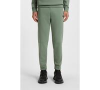 BOSS Cotton-blend tracksuit bottoms with striped trims - Style Pants Zone, 50543070 Green XXXL