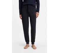 BOSS Cotton-blend tracksuit bottoms with waffle structure - Style Structure Pants, 50540577 Dark Blue S