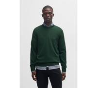 BOSS Cotton-cashmere sweater with logo label - Style Kanovano_S, 50527583 Dark Green XL