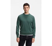 BOSS Cotton-cashmere sweater with logo label - Style Kanovano_S, 50527583 Green M