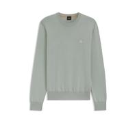 BOSS Cotton-cashmere sweater with logo label - Style Kanovano_S, 50527583 Light Green XL
