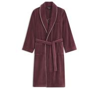 BOSS Cotton dressing gown with piping and embroidered branding - Style TIAGO Moka Bath robe M, KIM-TIAGO Dark Red XL