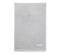 BOSS Cotton guest towel with contrast embroidered logo - Style EDGE Galaxy Guest towel 040, GUEST-EDGE Silver ONESI