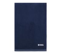 BOSS Cotton guest towel with contrast embroidered logo - Style EDGE Galaxy Guest towel 040, GUEST-EDGE Dark Blue ONESI