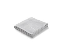 BOSS Cotton hand towel with contrast embroidered logo - Style EDGE White Handtowel 050, HTOW-EDGE Silver ONESI