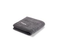 BOSS Cotton hand towel with white logo embroidery - Style HTOW-PLAIN-100050/100, HTOW-PLAIN Dark Grey ONESI