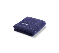 BOSS Cotton hand towel with white logo embroidery - Style PLAIN NavyN SERV 050100, HTOW-PLAIN Dark Blue ONESI