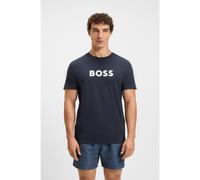Boss Logo Print T-Shirt - Blue blue Small