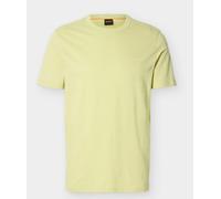 Boss Cotton Jersey T-shirt with a Twill Patch - Medium Beige