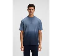 BOSS Cotton-jersey T-shirt with degradé effect - Style Te_Gradient_IN, 50559039 Blue XXL