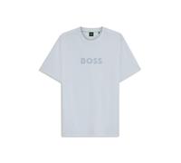 BOSS Cotton-jersey T-shirt with golf-inspired logo - Style TS_Terrace Logo, 50559361 Light Blue XL