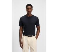 BOSS Cotton-jersey T-shirt with logo detail - Style Thompson 01, 50468347 Dark Blue L